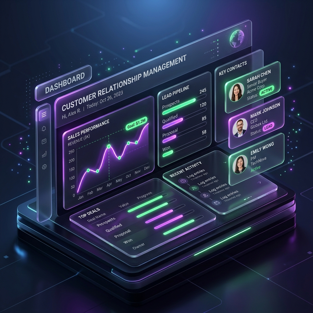 Built-in CRM